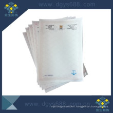 Watermark Paper Embossing Certificate Printing